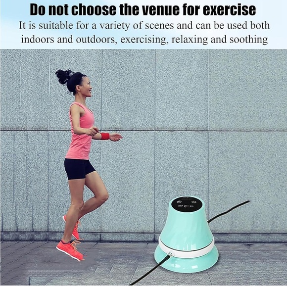 Jump Rope Machine, Smart Rope Skipping Device with Remote Control LCD Display - Picture 6 of 7